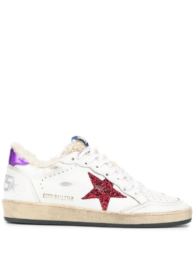 Golden Goose Ballstar Low-top Sneakers In White