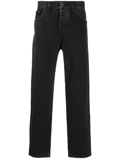 Carhartt High-rise Loose Fit Jeans In Black