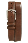 TORINO BELTS GLAZED LEATHER BELT,52551