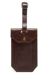 MOORE & GILES LEATHER LUGGAGE TAG,A-LT-BBR