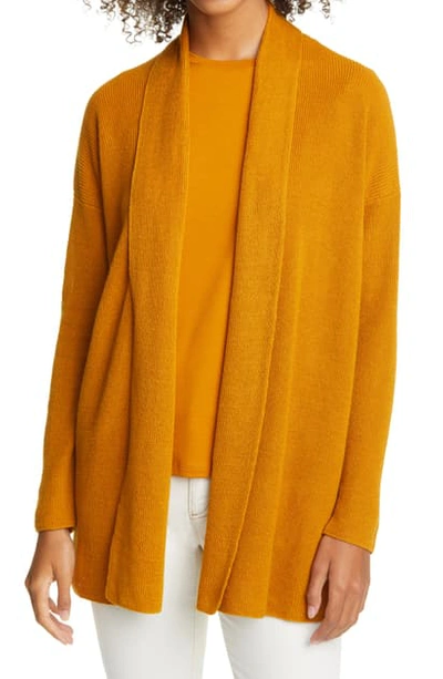 eileen fisher shawl collar cardigan