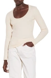 Sandro Jisel Beaded-neck Sweater In Light Beige