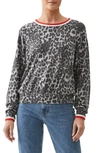 MICHAEL STARS TATE ANIMAL PRINT SWEATER,2015LEP