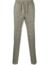 SANDRO ALPHA CHECKED TROUSERS