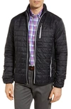 Cutter & Buck Rainier Primaloft Mens Big And Tall Eco Insulated Puffer Jacket In Black