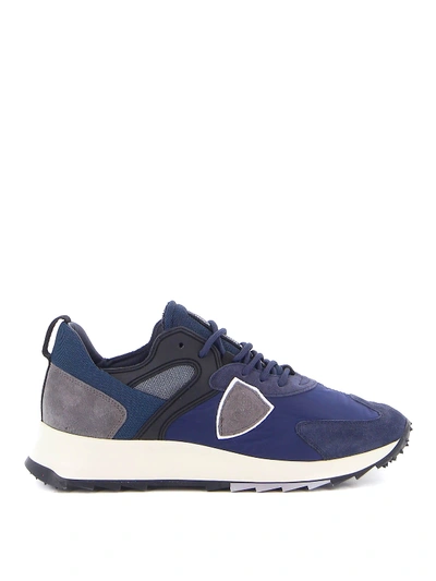 Philippe Model Royale Trainers In Blue Synthetic Fibers