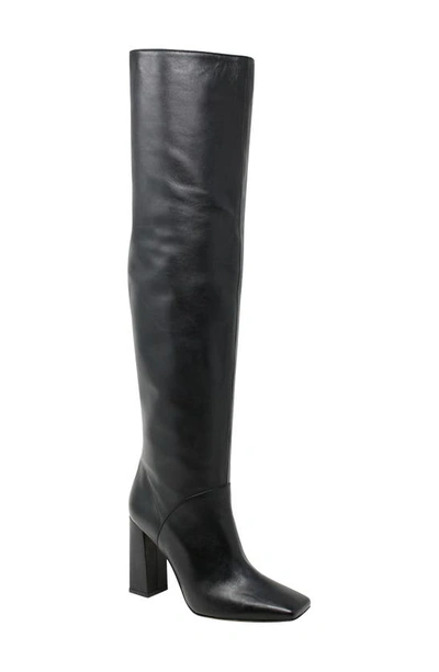 Charles David Tommi Over The Knee Boot In Black Leather