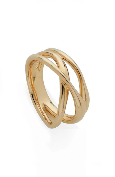 MONICA VINADER MONICA VINADER NURA CROSSOVER RING,GP-RG-CDCO-NON