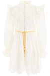ZIMMERMANN CARNABY EMBROIDERED MINI DRESS,11501900