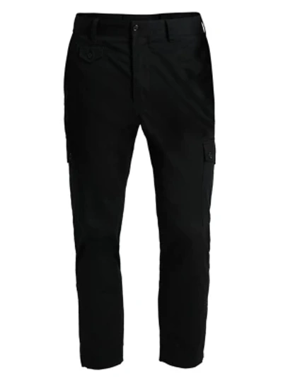 Dolce & Gabbana Regular Cropped Cargo Pants In Blue