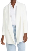 THEORY SHAWL CLAIRENE JACKET IVORY L