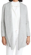 Theory Shawl Clairene Jacket In Melange Grey