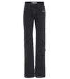 OFF-WHITE MID-RISE FLARED JEANS,P00490462