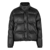 YVES SALOMON BLACK QUILTED LEATHER JACKET,3271564