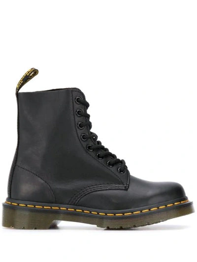 Dr. Martens 1460 Women's Smooth Leather Lace Up Boots In Black
