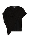 BALMAIN DRAPED T-SHIRT,BLMF-MS44