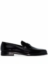 PRADA PRADA MEN'S BLACK LEATHER LOAFERS,2DB180P39F0002 7