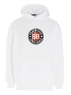 Balenciaga Bb Logo Sweatshirt In White