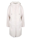 HERNO HERNO WOMEN'S WHITE POLYESTER COAT,CA009DR123561200 44