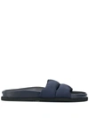 KENZO KENZO MEN'S BLUE POLYESTER SANDALS,FA65MU005F5276 39