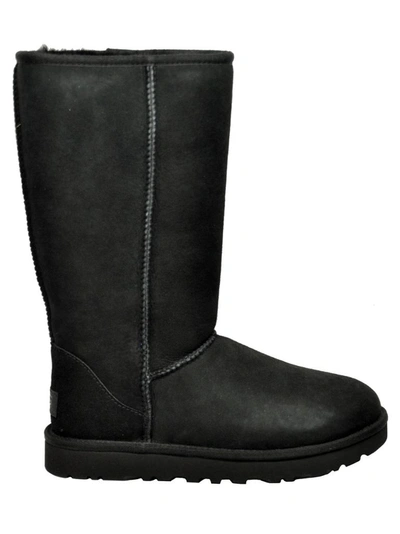 Ugg Women's Classictalliiblack Black Leather Boots