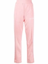 PALM ANGELS PALM ANGELS WOMEN'S PINK POLYESTER JOGGERS,PWCA035F20FAB0023001 L
