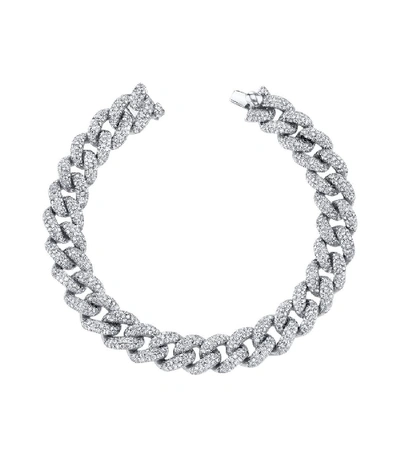 Shay 18k White Gold Essential Link Diamond Bracelet
