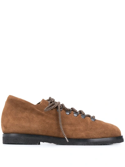 Mackintosh X Jacques Solovière Lace-up Shoes In Brown