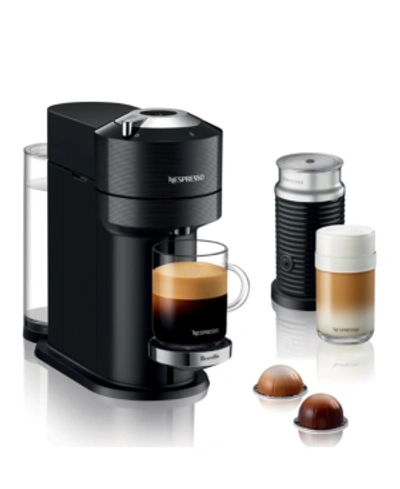 Nespresso Vertuo Next Premium Coffee And Espresso Maker By Breville, Classic Black With Aeroccino Milk Frother