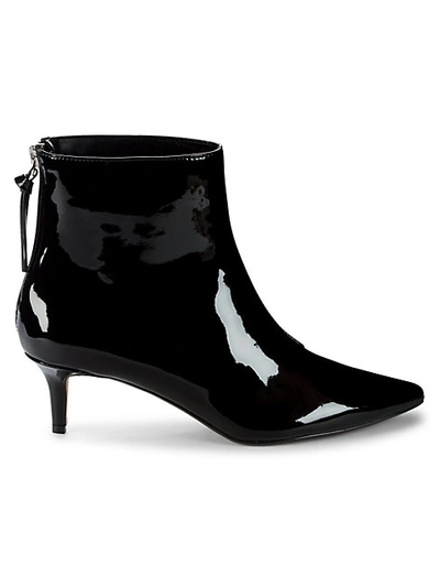 Saks Fifth Avenue Women's Dina Kitten Heel Booties In Black
