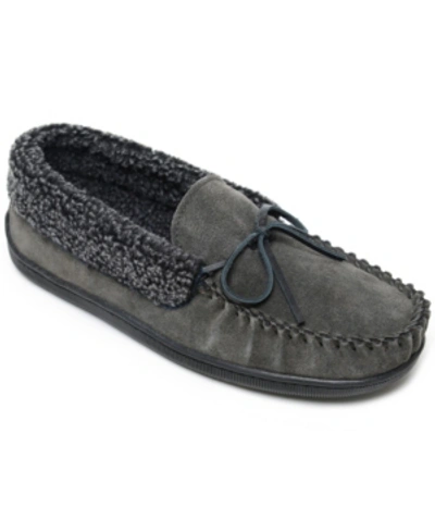 Minnetonka Men's Allen Slipper Men's Shoes In Gray