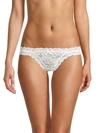 Hanky Panky 'signature Lace' Brazilian Bikini In Marshmallow