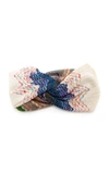 MISSONI TWISTED SPACE-DYED KNIT HEADBAND,805743