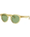 Polo Ralph Lauren Ph4165 Shiny Transp Dark Grey Pinot Sunglasses In Shiny Dark Pinot Grigio/dark Green