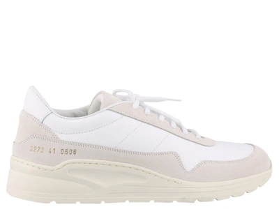 Common Projects Cross Trainer Sneakers In White