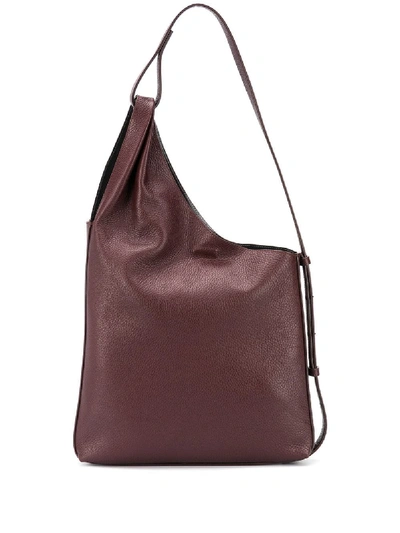 Aesther Ekme Lune Leather Tote Bag In Brown