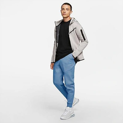 Nike Tech Fleece Taped Jogger Pants In Blue