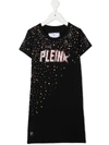 PHILIPP PLEIN PLEIN STAR EMBELLISHED T-SHIRT DRESS