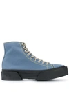 OAMC INFLATE PLIMSOLL HIGH-TOP SNEAKERS