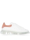 ALEXANDER MCQUEEN OVERSIZE GLITTER DETAIL SNEAKERS