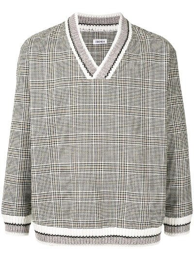 Coohem Prince Of Wales Check Top In Grey