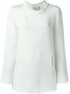 3.1 PHILLIP LIM COWL NECK BLOUSE,S1612108CDC11421729