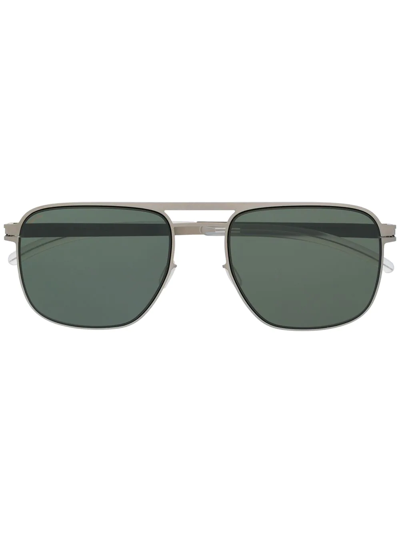 Mykita Square-frame Tinted Sunglasses In Silver