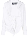 Jacquemus Bahia Shirt In White