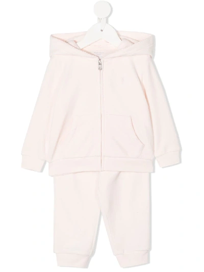 Ralph Lauren Babies' 柔软针织运动套装 In Pink