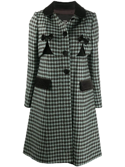 Marc Jacobs The Sunday Best Long Wool Coat In Blue