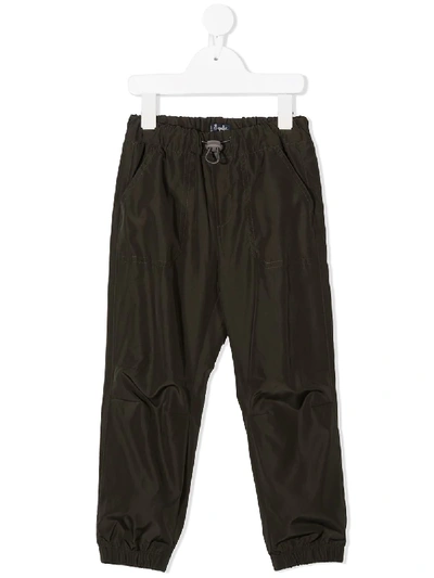 IL GUFO ELASTICATED DRAWSTRING-FASTENING TROUSERS