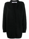 IRO COREY RIB-TRIMMED CARDIGAN