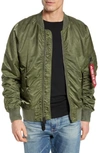 Alpha Industries L-2b Blood Chit Battlewash Jacket In Sage