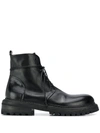Marsèll Parrucca Leather Lace-up Boots In Black
